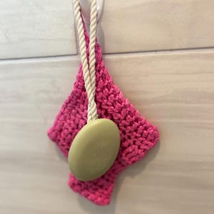 Exfoliating Soap on a Rope: Heavy Grit Natural Scrub for Gardeners