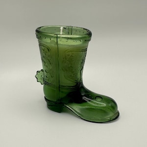 Vintage Shoe Glass Candle | Repurposed Toothpick Holder | Boot, Roller Skate & Novelty Glass | One-of-a-Kind Decor