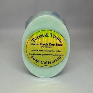 Sabonete Desodorizante Clean Pooch | Para Cães | Sabonete em Barra | Natural, Suave, Feito à Mão com Leite de Cabra