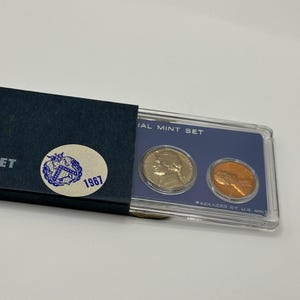 1967 US Special Mint Set (SMS) – Original U.S. Mint Packaging – Kennedy Half Dollar, Washington Quarter, Roosevelt Dime, Jefferson Nickel