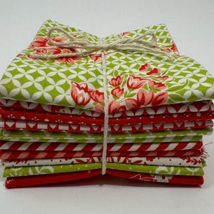 Handmade Small Fat Quarter Bundle - 11 pieces - Bonnie & Camille for Moda - Cotton Quilting Fabric