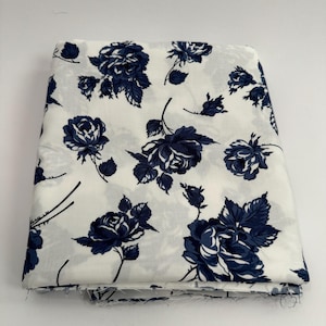 Smitten - RARE - Navy Floral - 4 yards - by Bonnie & Camille for Moda - Cotton Quilting Fabric