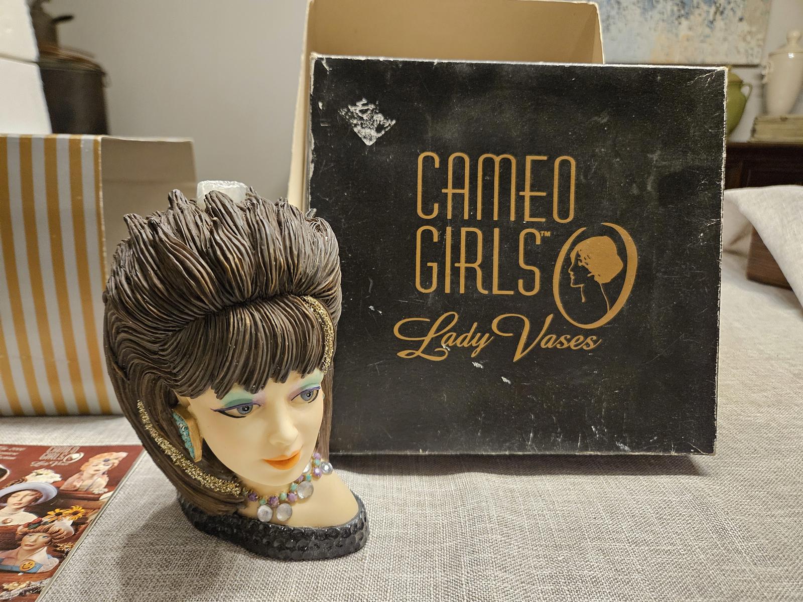 Cameo Girls Lady Heads Vase - Etsy