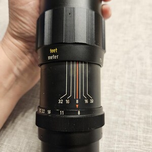 Soligor F = 400mm 1:8 Lens with case immagine 4