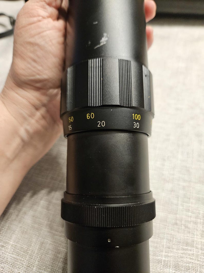 Soligor F = 400mm 1:8 Lens with case immagine 6