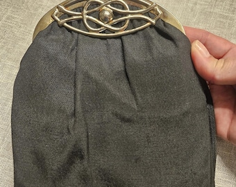 Vintage black clutch