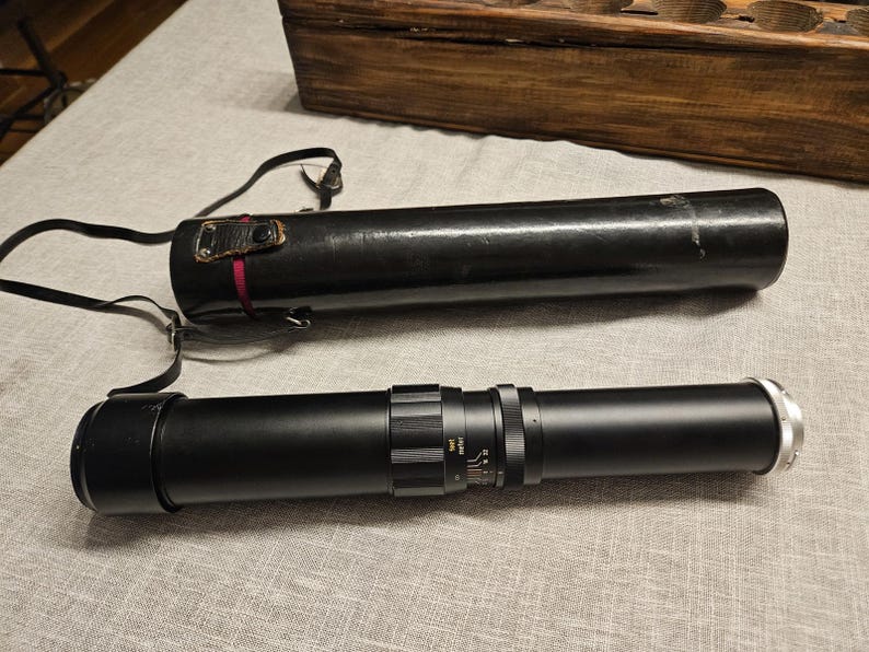 Soligor F = 400mm 1:8 Lens with case immagine 1