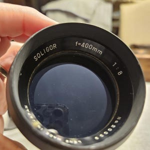 Soligor F = 400mm 1:8 Lens with case immagine 2