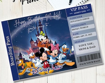 Disney Theme Park Tickets Surprise, My surprise trip to Disneyland, Disneyworld, Disneyland Florida, Disney Ticket Trip, You're Going Disney