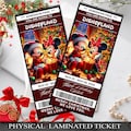 Mickey & Minnie Christmas Surprise Disneyland Ticket | Laminated Trip Reveal Gift | Holiday Keepsake product logo