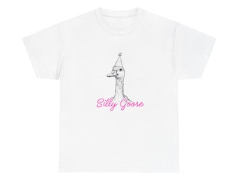 Silly Goose - Unisex Heavy Cotton Tee