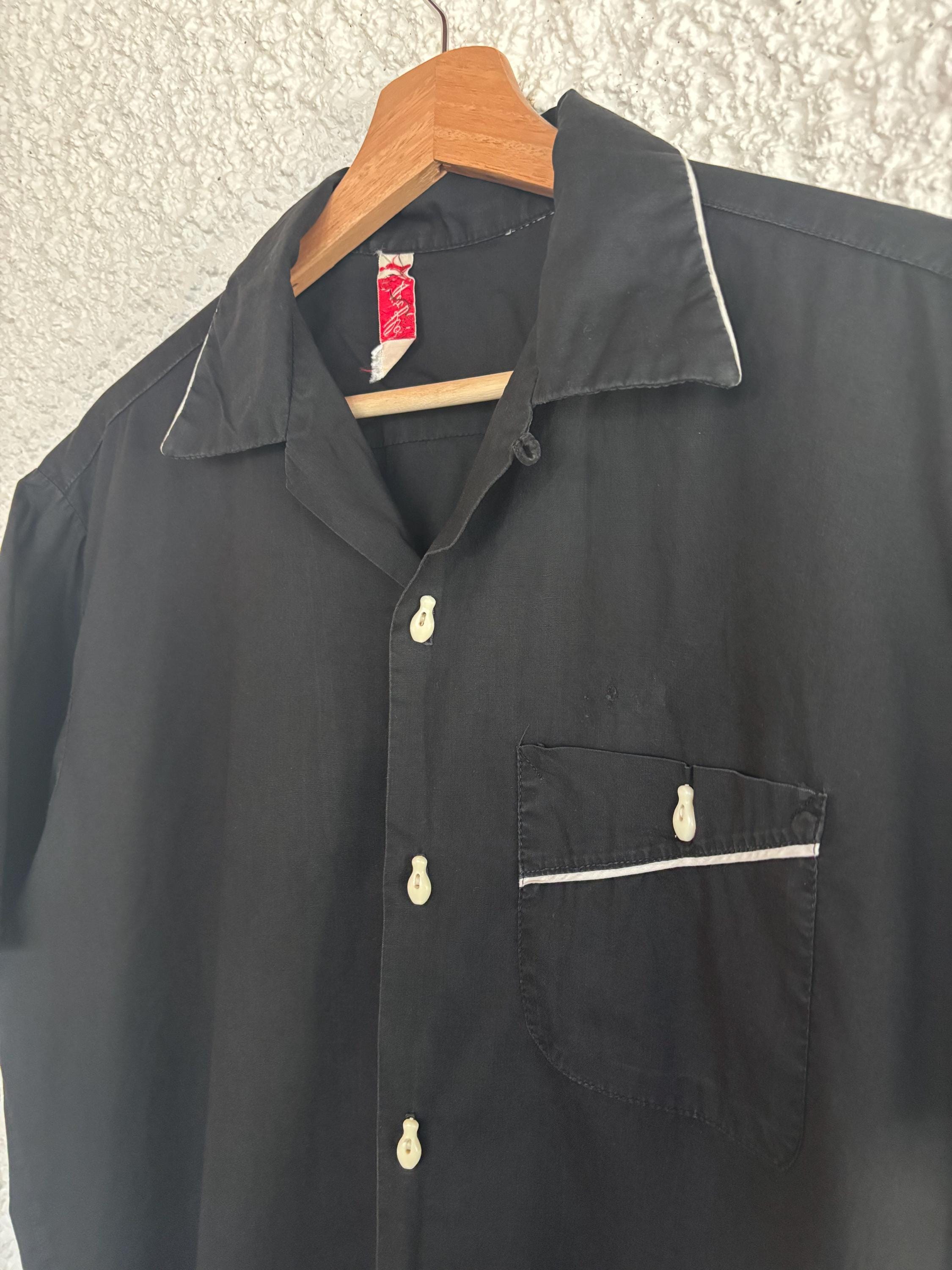 Vintage 1950s Air-flo Bowling Shirt - Etsy