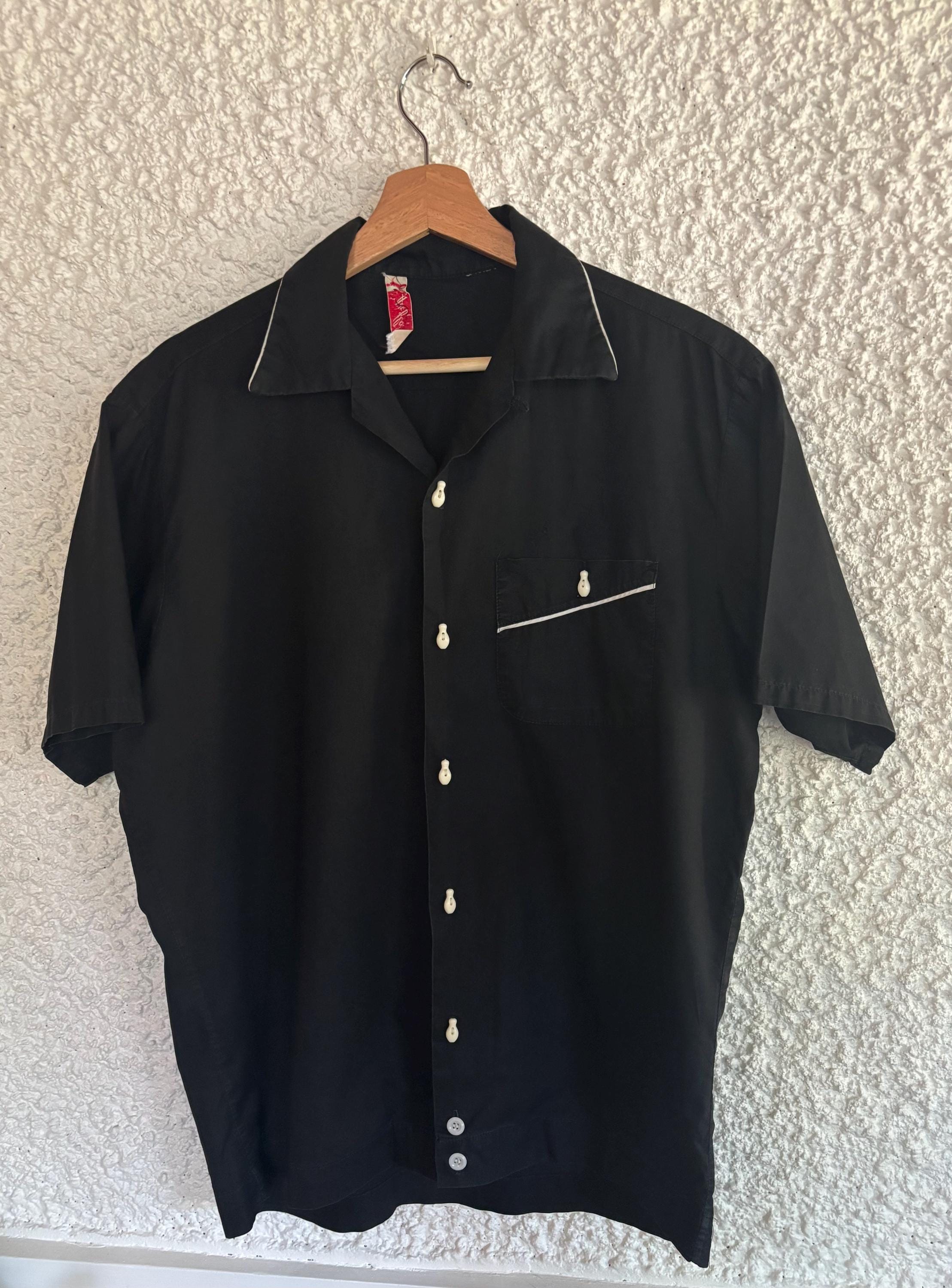 トップス Vintage Air-flo Bowling Shirt 50s Vintage 1950s Air-flo Bowling Shirt - Etsy