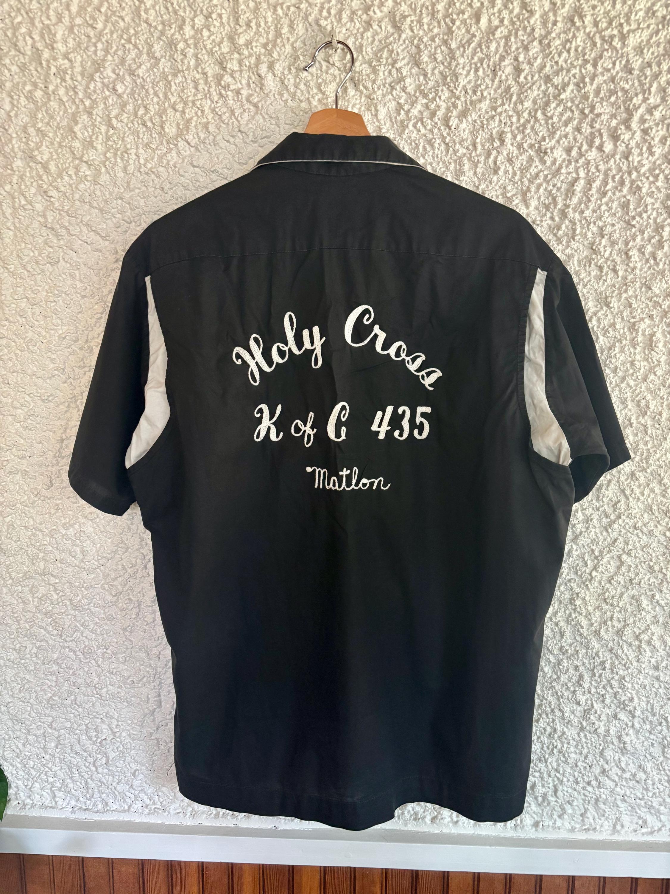 Vintage 50's Air-Flo Boring Shirt Vintage 50s Rockabilly Bowling