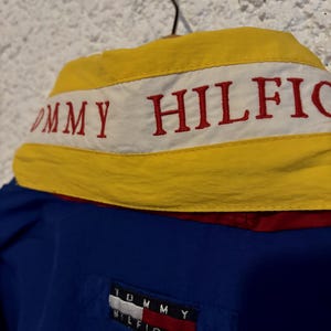 Unisex Vintage Tommy Hilfiger Blue Jacket