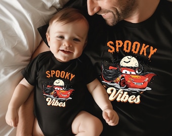 Lightning McQueen Halloween Shirt, Retro Radiator Springs Cars Movie Halloween,  Disney Halloween Trip, Halloween Party, Halloween Gift a188