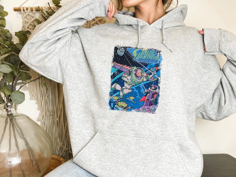 Vintage Buzz Lightyear Laser Blast Shirt, Buzz Lightyear Shirt, Toy Story Shirt, Disneyland Shirts, Disney Pixar Shirt, Disney Kids Tee 447 image 4