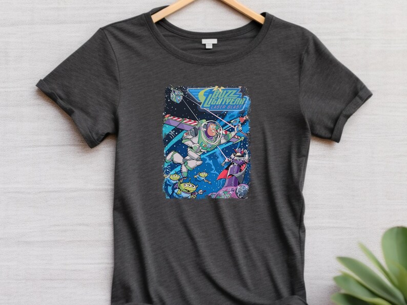 Vintage Buzz Lightyear Laser Blast Shirt, Buzz Lightyear Shirt, Toy Story Shirt, Disneyland Shirts, Disney Pixar Shirt, Disney Kids Tee 447 image 6