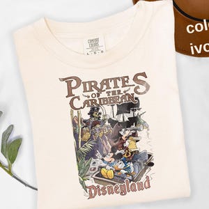 Comfort Colors® Pirates of The Caribbean Disneyland Shirt, Mickey Pirates Shirt, Disney Tee, Mickey Caribbean Shirt, Disneyland Pirates d010