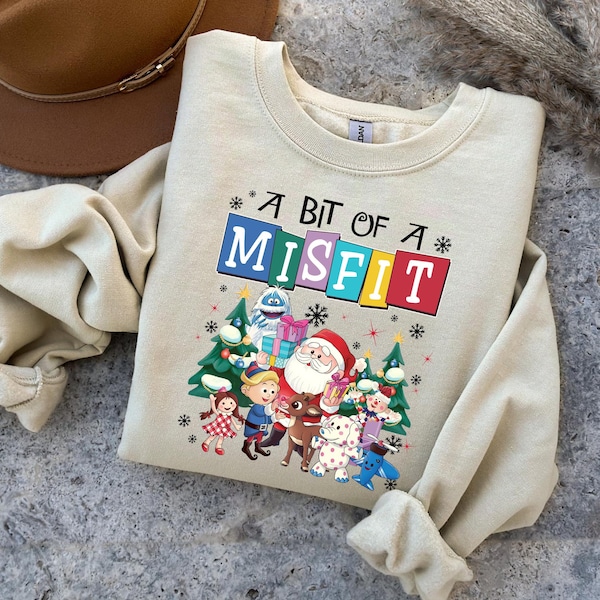 Misfit Toys Christmas Shirt, A Bit Of A Misfit Shirt, Holiday Gift Shirt, Cozy Xmas Tee, Christmas Movie Shirt, Christmas Sweatshirt, 307