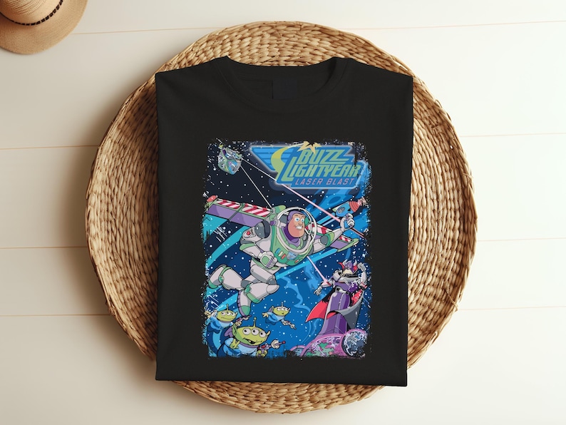 Vintage Buzz Lightyear Laser Blast Shirt, Buzz Lightyear Shirt, Toy Story Shirt, Disneyland Shirts, Disney Pixar Shirt, Disney Kids Tee 447 image 1