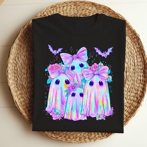 Halloween Ghost Shirt, Cute Ghost Shirt, Women Halloween Shirt, Cute Fall Shirt, Spooky Season tee, Gift For Halloween, Spooky Season, t1098