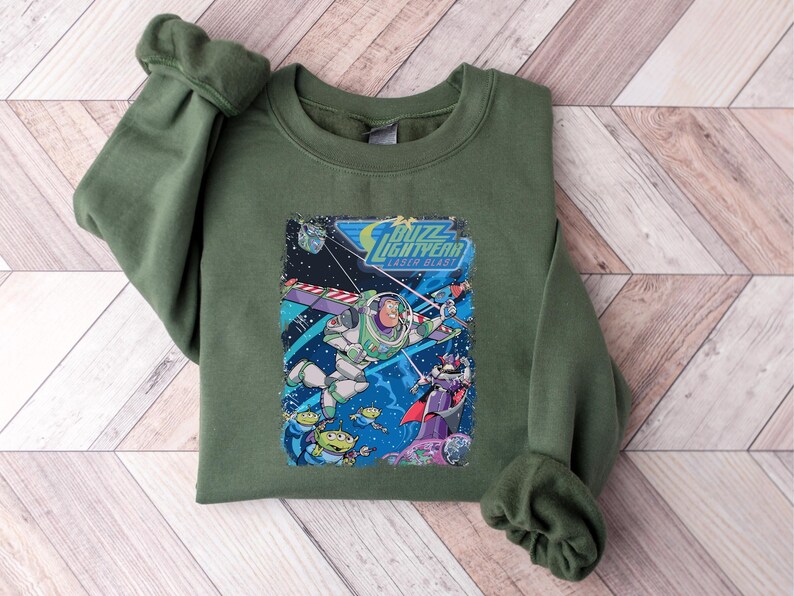 Vintage Buzz Lightyear Laser Blast Shirt, Buzz Lightyear Shirt, Toy Story Shirt, Disneyland Shirts, Disney Pixar Shirt, Disney Kids Tee 447 image 3