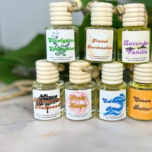 Organic Car Air Freshener, Hanging Car Diffuser, New car gift, Car accessories