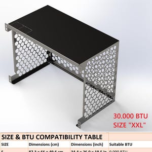 Air Conditioner Cover Laser Cut Dxf Files, Protective Enclosure 30.000 Btu ( Size: XXL) (Digital Download) image 2