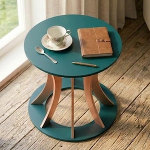 Side Table Plans - Digital CNC Router DXF Files (Digital Download)