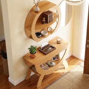 Peut inclure: Ensemble de trois bols gigognes en céramique, bleus, verts et blancs. Les bols présentent un émail moucheté et un design simple. Le plus grand bol mesure environ 15 cm de diamètre.