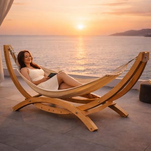 Progetti per supporto per amaca, telaio per amaca in compensato, file DXF per fresatrice CNC (download digitale)