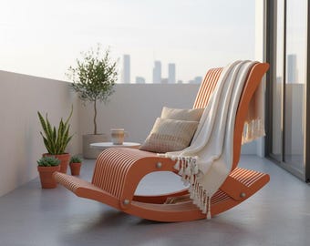 Parametrische Sperrholz Stuhl Pläne, Schaukel Version, CNC DXF Dateien für 18 mm Sperrholz