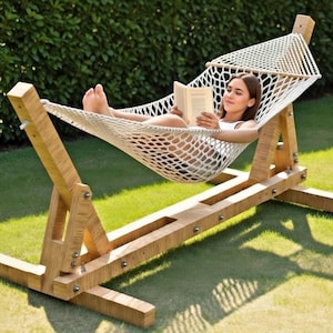 Supporto per amaca in legno, progetti di costruzione di strutture per amache, progetti