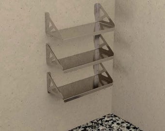 Étagère murale en métal DIY | Support de rangement en acier | Fichiers Dxf et Pdf découpés au plasma au laser cnc | Étagère de cuisine en tôle, décoration d&#39;intérieur