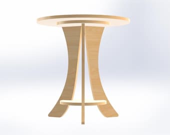 Modern Wood Coffee Table CNC Router File (PDF Assembly)