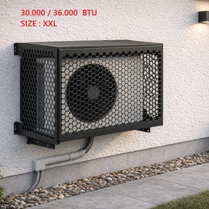 Cubierta protectora para aire acondicionado de 30.000 Btu (tamaño XXL), archivos DXF cortados con láser (descarga digital)