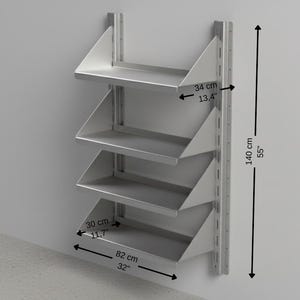 Estanterías de chapa metálica: solución de almacenamiento modular de alta resistencia (archivos DXF CNC)