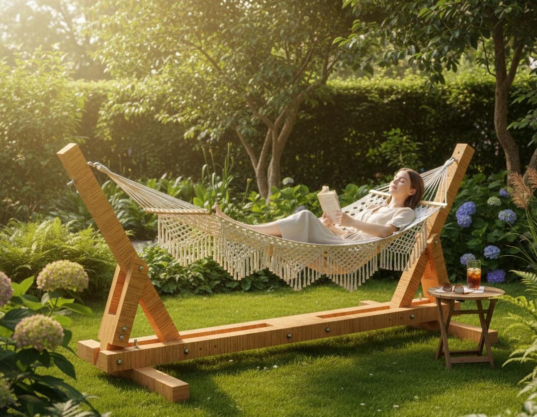 DIY Wooden Hammock Stand Plans | Adjustable Hammock Stand, Customizable Hammock  Stand, - (from 8 Ft to 10.5 Ft Long) (244 Cm – 320 Cm) - Etsy, image size:1080x838