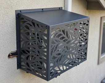 Air Conditioner Unit Decorative Cover Laser Cut DXF Files, 12000 BTU (Digital Download)