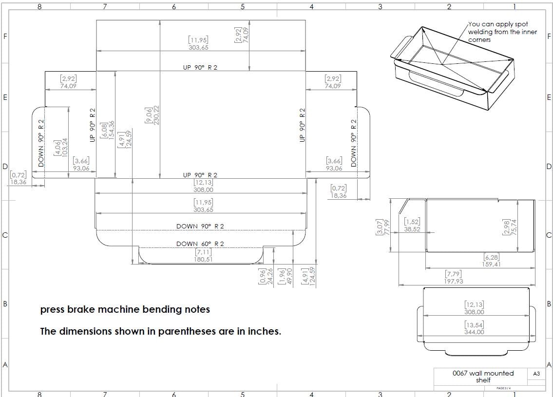 Metal Bin Rack, Wall-mounted Organizer, Storage ,laser Plasma Cut DXF ...
