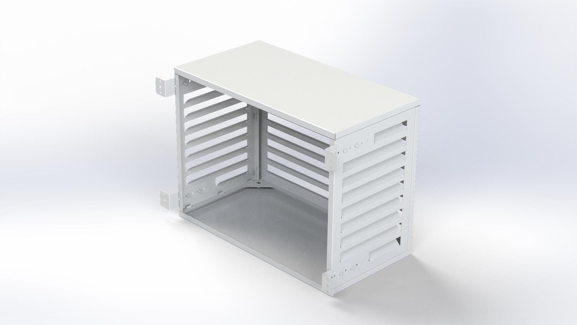 AC Unit Cover Fabrication Files, Sheet Metal DXF (12000 BTU) (digital ...