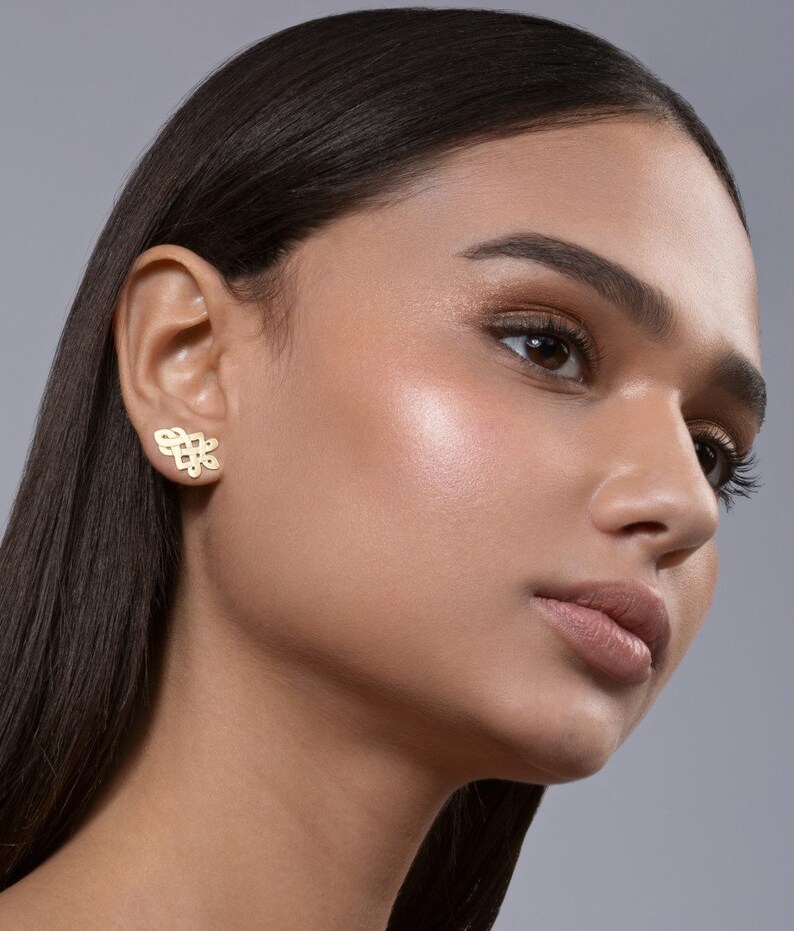 Gold Climbing Earrings gold stud earrings ear climbers Etsy