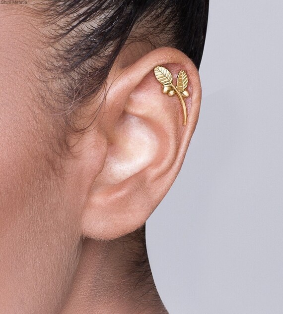 Cartilage earrings 14k gold sale