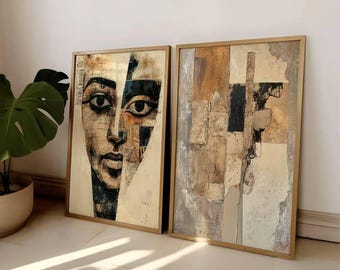 African Print, Boho Style, Home Decor, Culture Art, Wall Art  (Digital Download)