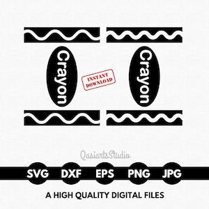 SVG-krijt, Halloween-kostuum SVG, T-shirt krijt, Crayon Wrapper Svg, Crayon Cut-bestand, Cricut, sublimatie, Eps, Dxf - digitale download