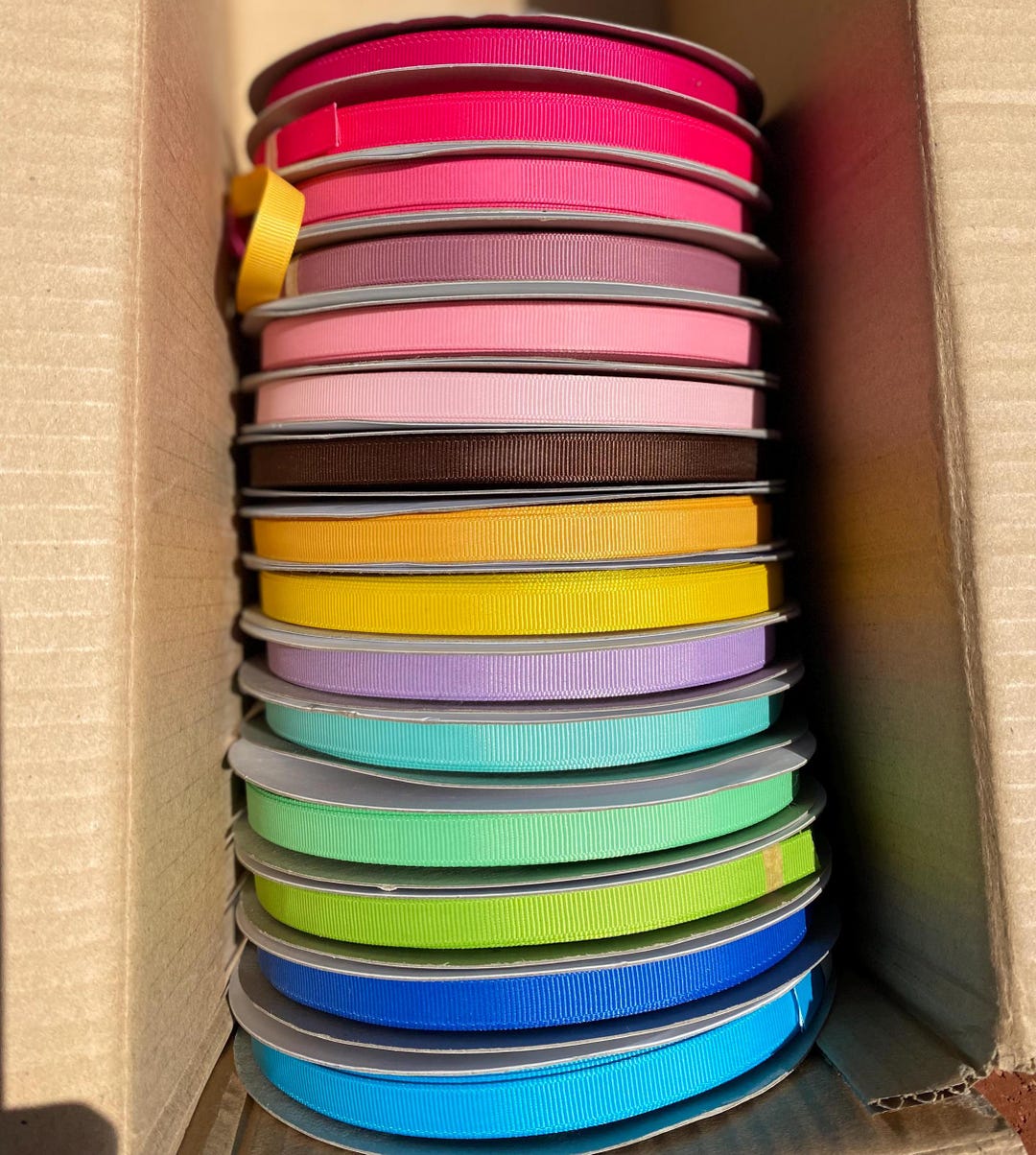 Grosgrain Ribbon 50 Yards per Rolls, 3/8 Inch Wide Craft Sewing DIY - Etsy