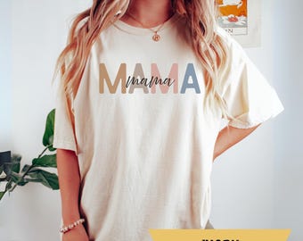 Boy Girl Mama Shirt: Comfort Colors New Mom Gift
