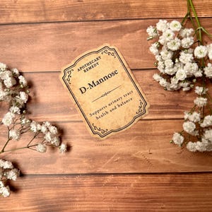Vintage Apothecary Labels Matte Custom 10-Piece Set