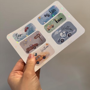 Custom Kids Name Labels | Personalized Waterproof Name Tags | Preschool Daycare Labels